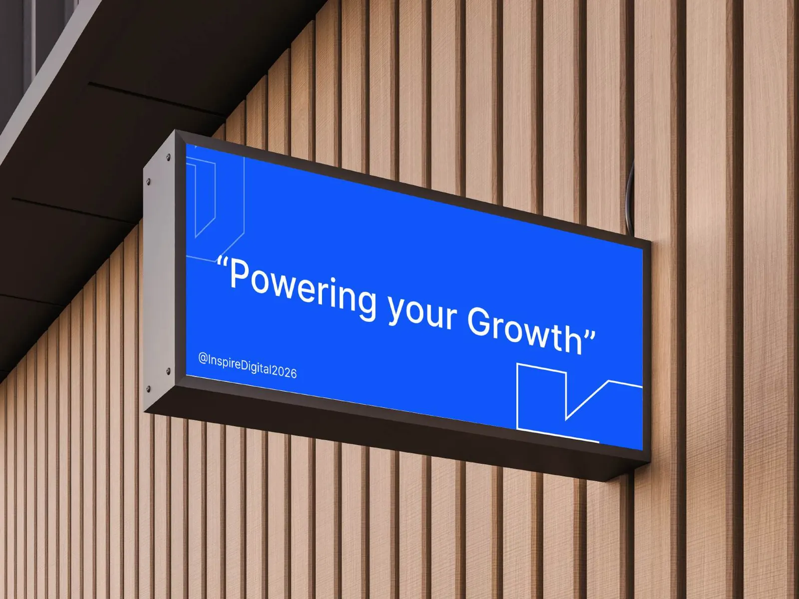 Biển quảng cáo ngoài trời Powering your Growth